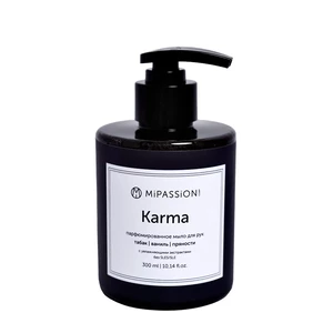 MiPASSiON Парфюмированное жидкое мыло для рук «Karma» 300мл, изображение 1