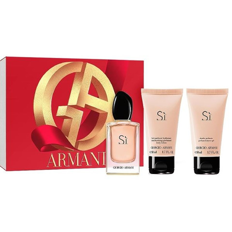 ARMANI SI Набор: Туалетные духи 50 мл + лосьон для тела 50 мл + гель для душа 50 мл