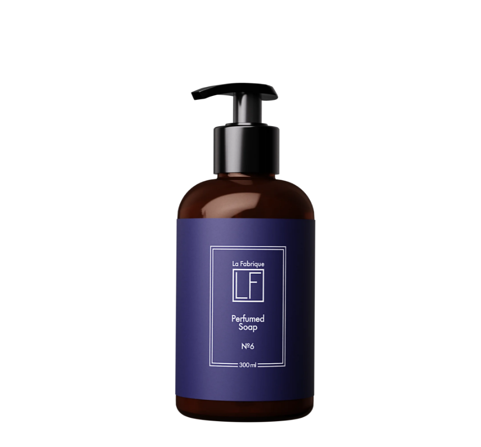 La FABRIQUE Парфюмированное мыло для рук с ароматом черная амбра и слива, 300 мл