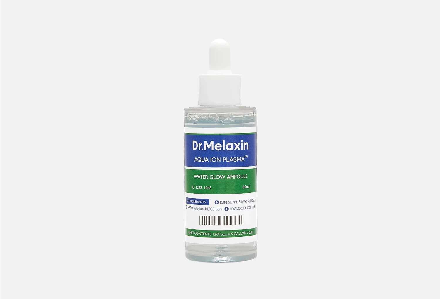 Dr. Melaxin Aqua Ion Plasma Water Glow Ampoule, 50ml Увлажняющая ампульная сыворотка