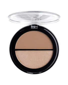 TOPFACE Contour & highlighter Палетка скульптор+хайлайтер тон 02, изображение 1