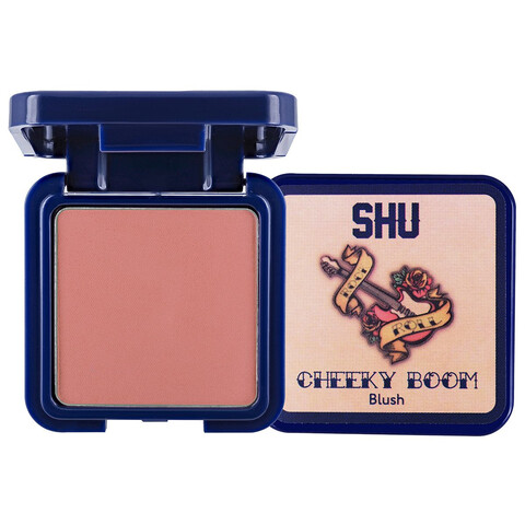 SHU Cheeky boom Компактные румяна с матовым и сатиновым эффектом тон 38 розовый