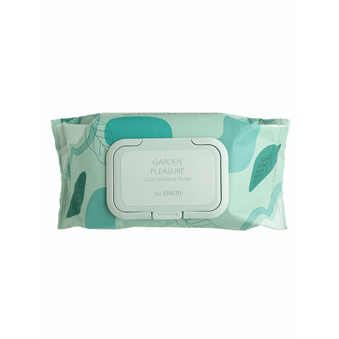 THE SAEM Garden Pleasure Cica Cleansing Tissue Салфетки косметические влажные 100шт