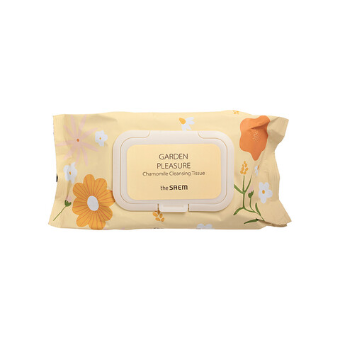 THE SAEM Pleasure Chamomile Cleansing Tissue Салфетки косметические влажные 100шт