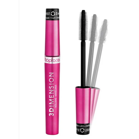 TOPFACE 3Dimension Volume Mascara Тушь для ресниц 3 в 1 черная
