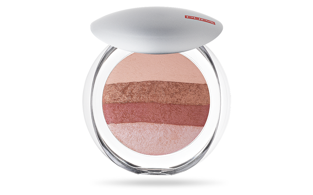 Кликните для увеличения изображения PUPA Luminys Baked All Over Illuminating Blush-Powder Пудра-румяна-иллюминатор тон 01