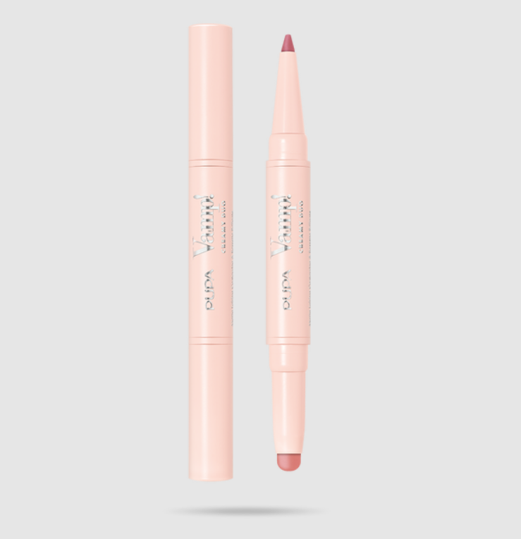 Кликните для увеличения изображения PUPA Vamp! Creamy Duo Контурный карандаш для губ и глянцевая помада тон 004