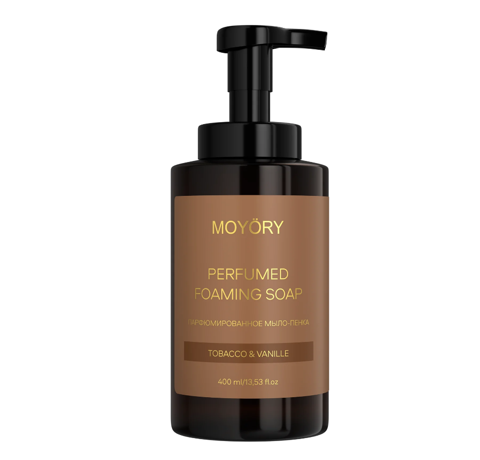 MOYORY Парфюмированное мыло-пенка с ароматом Tobacco&Vanille 400 мл
