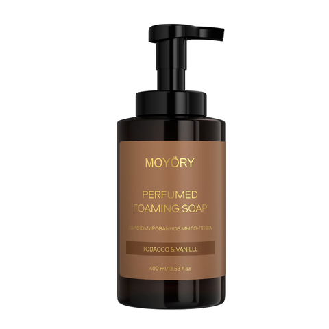 MOYORY Парфюмированное мыло-пенка с ароматом Tobacco&Vanille 400 мл