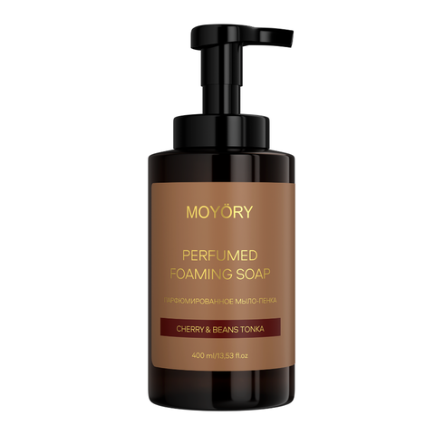 MOYORY Парфюмированное мыло-пенка с ароматом Cherry&Beans Tonka 400 мл