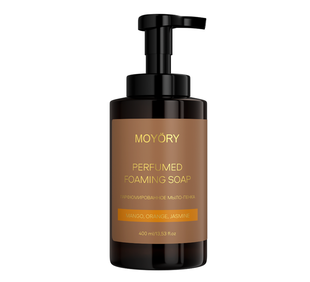 MOYORY Парфюмированное мыло-пенка с ароматом Mango,Orange,Jasmine 400 мл