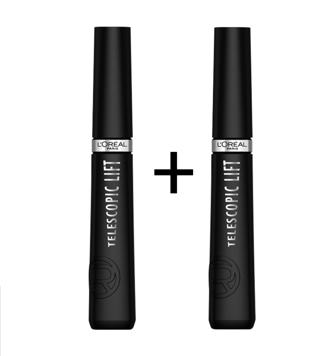 L'OREAL Telescopic Lift Тушь для ресниц 2 штуки