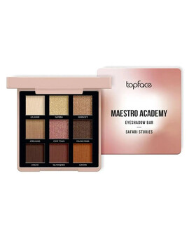TOPFACE Maestro Academy Eyeshadow Bar Палетка теней для век Safari Stories т.002, изображение 1