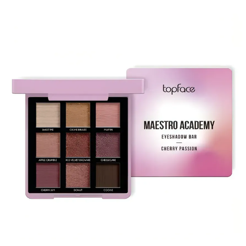TOPFACE Maestro Academy Eyeshadow Bar Палетка теней для век Cherry Passion т.003