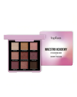 TOPFACE Maestro Academy Eyeshadow Bar Палетка теней для век Cherry Passion т.003, изображение 1