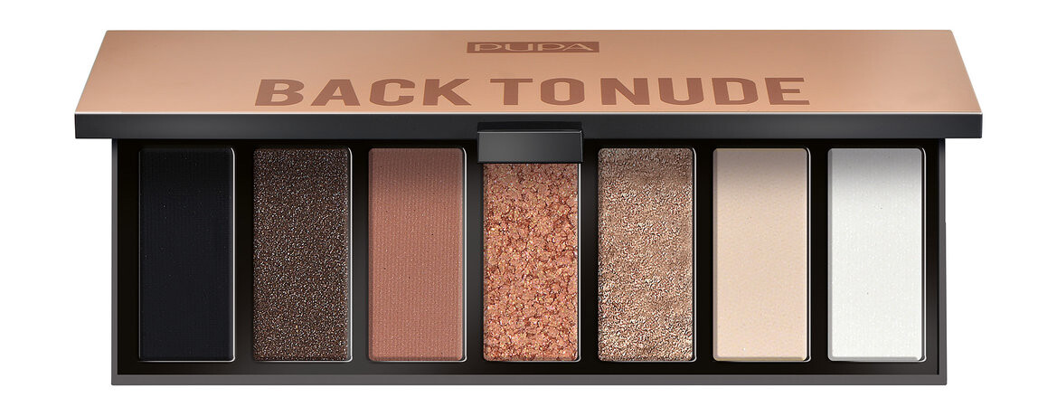 PUPA Make Up Stories Compact т.001 BACK TO NUDE палетка теней для век
