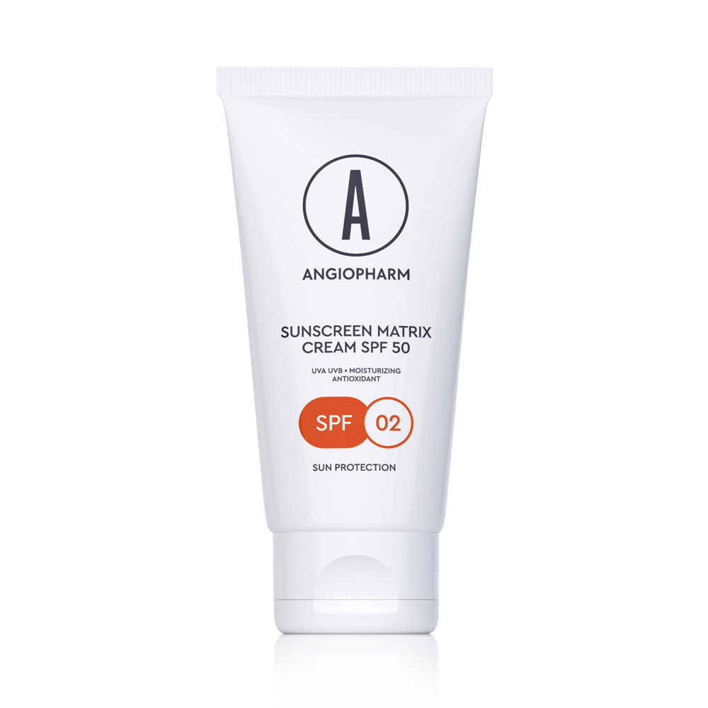 ANGIOPHARM Sunscreen Matrix cream SPF 50 Солнцезащитный крем 50 мл