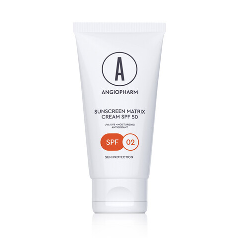 ANGIOPHARM Sunscreen Matrix cream SPF 50 Солнцезащитный крем 50 мл