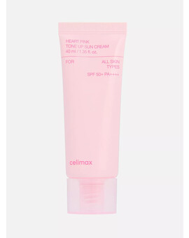 CELIMAX Heart pink tone up sun cream SPF 50 Солнцезащитный крем для 40 мл, изображение 1