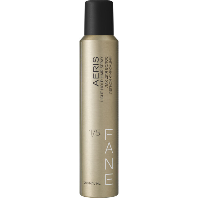 FANE Aeris Light strong Hold hair spray Лак для волос легкой фиксации 200 мл