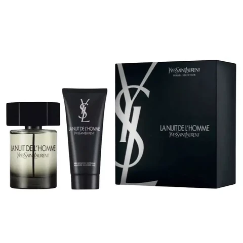 YVES SAINT LAURENT Набор La Nuit De L'Homme: Туалетная вода для мужщин 100 мл + Гель для душа 50 мл