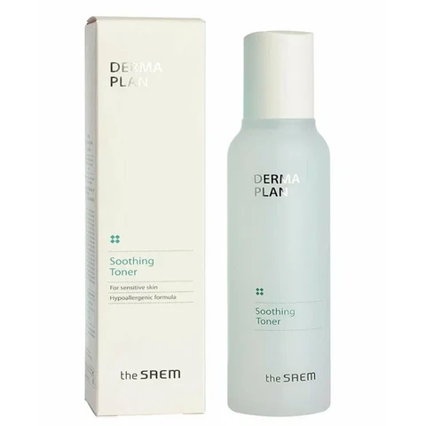 THE SAEM Derma Plan VEGAN Тонер для чувствительной кожи DERMA PLAN Soothing Toner 155мл