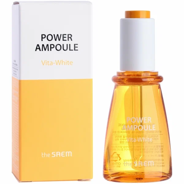 Кликните для увеличения изображения THE SAEM Power Ampoule Сыворотка осветляющая Vita-White 35 мл