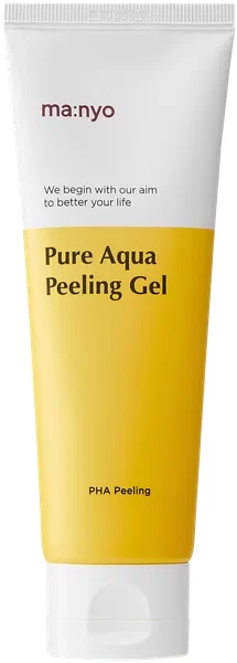 Кликните для увеличения изображения MANYO Pure Aqua Peeling Gel Пилинг-гель для лица с PHA-кислотой для сияния кожи 120 мл