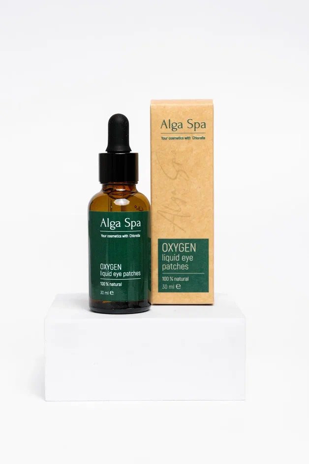 Кликните для увеличения изображения Alga Spa Oxygen liquid eye patches 30 ml Жидкие кислородные патчи для век